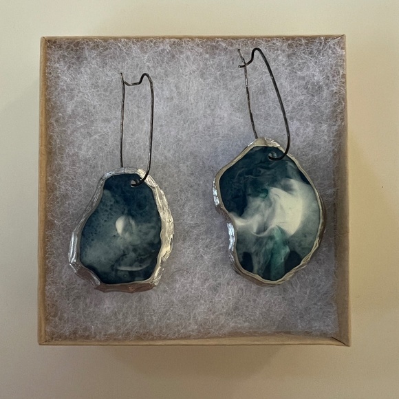 Handcrafted Art Earrings - Picture 1 of 3